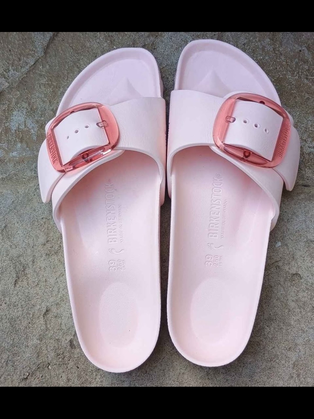 BIRKENSTOCK Madrid Big Buckle Light Rose Women's Size EU 39 / US 8 EUC - Picture 2 of 4